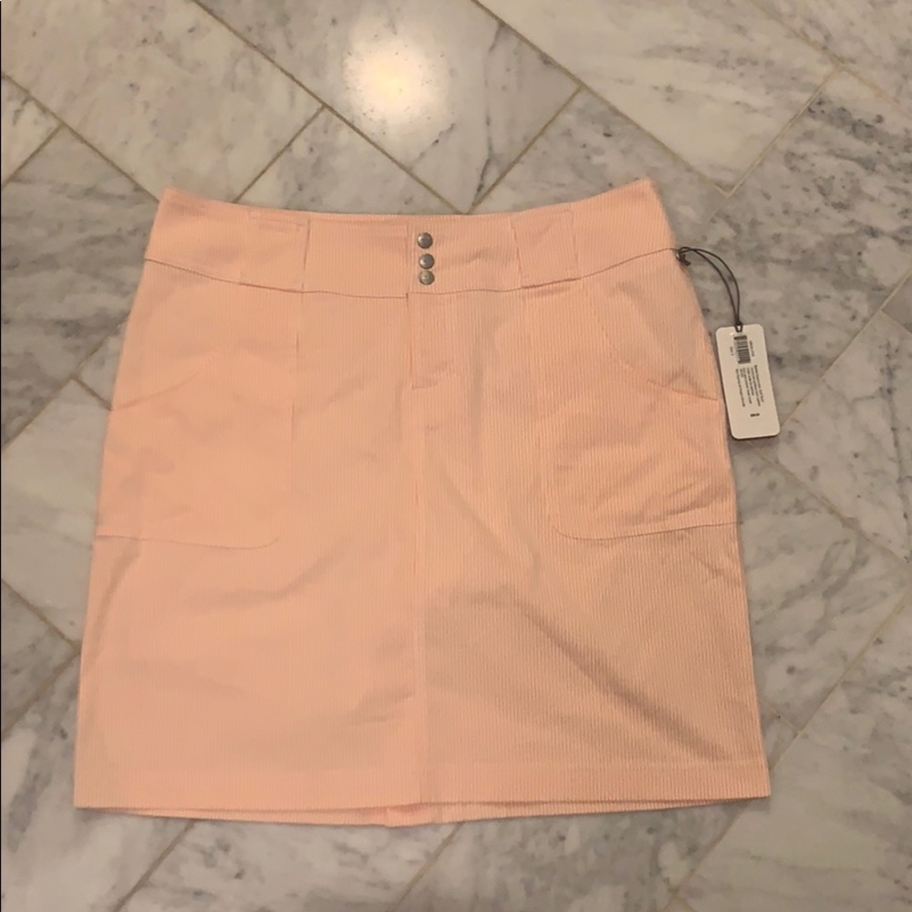 Women’s JoFit Belted Seersucker Golf Skort